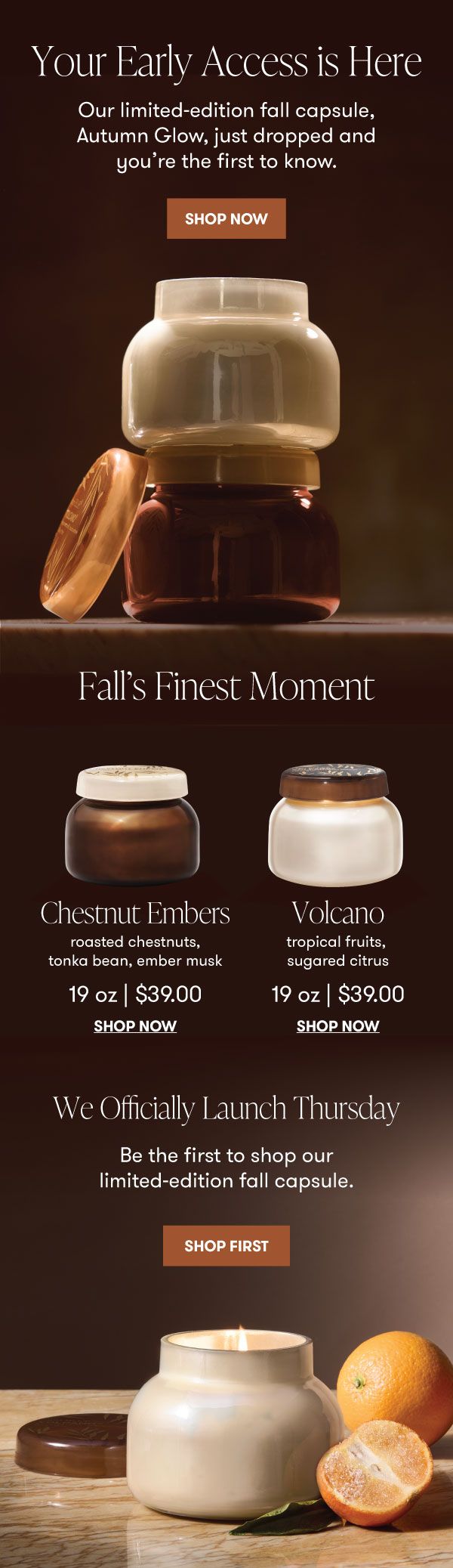 Autumn Glow VIP early access email